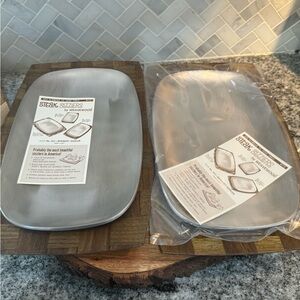 2 steak sizzlers by Weavewood